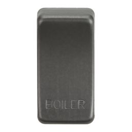 Knightsbridge 'BOILER' Switch Cover Smoked Bronze