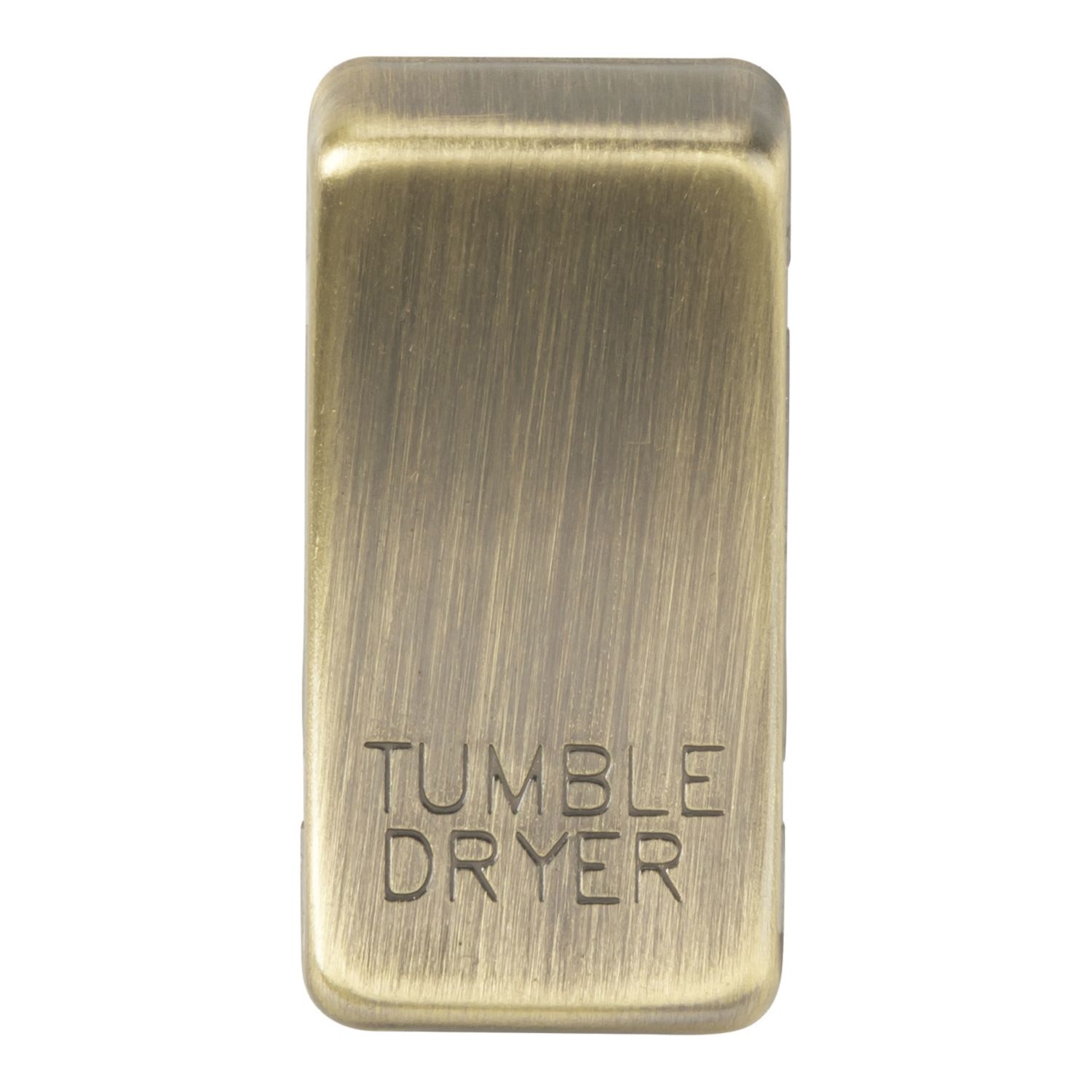 Knightsbridge 'TUMBLE DRYER' Switch Cover Antique Brass (432CT)
