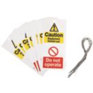 'Caution, Do Not Operate' Safety Maintenance Tags 10 Pack