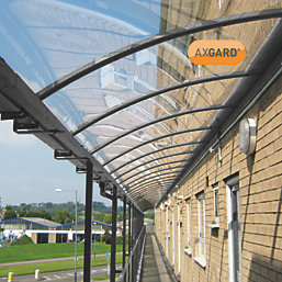 Axgard Polycarbonate Clear Impact-Resistant Glazing Sheet 1000mm x 2000mm x 4mm