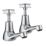 Bristan 5412 Cross Head Chrome 98mm Cloakroom Cross Head 2 Tap Holes Basin Pillar Tap