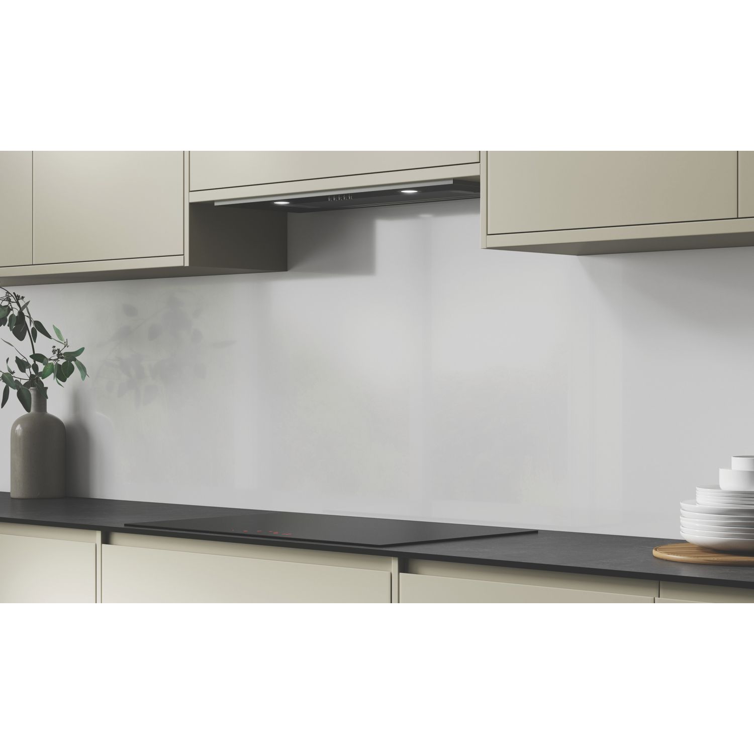 Wilsonart Glacier White/Neptune Blue High-Rise Splashback 3050mm x 750mm x 4mm (432JL)