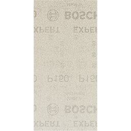 Bosch Expert M480 150 Grit Mesh Multi-Material Sanding Net 186mm x 93mm 50 Pack