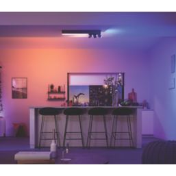 Philips Hue Centris RGB & White LED 3-Spot Ceiling Light Black 5.7W 2650-3550lm