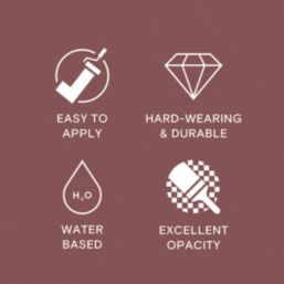 LickPro Max+ 1Ltr Red 06 Matt Emulsion  Paint