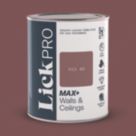 LickPro Max+ 1Ltr Red 06 Matt Emulsion  Paint