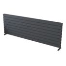 Ximax Oceanus 595mm x 1800mm 5922BTU Anthracite Horizontal Designer Radiator