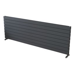 Ximax Oceanus 595mm x 1800mm 5922BTU Anthracite Horizontal Designer Radiator