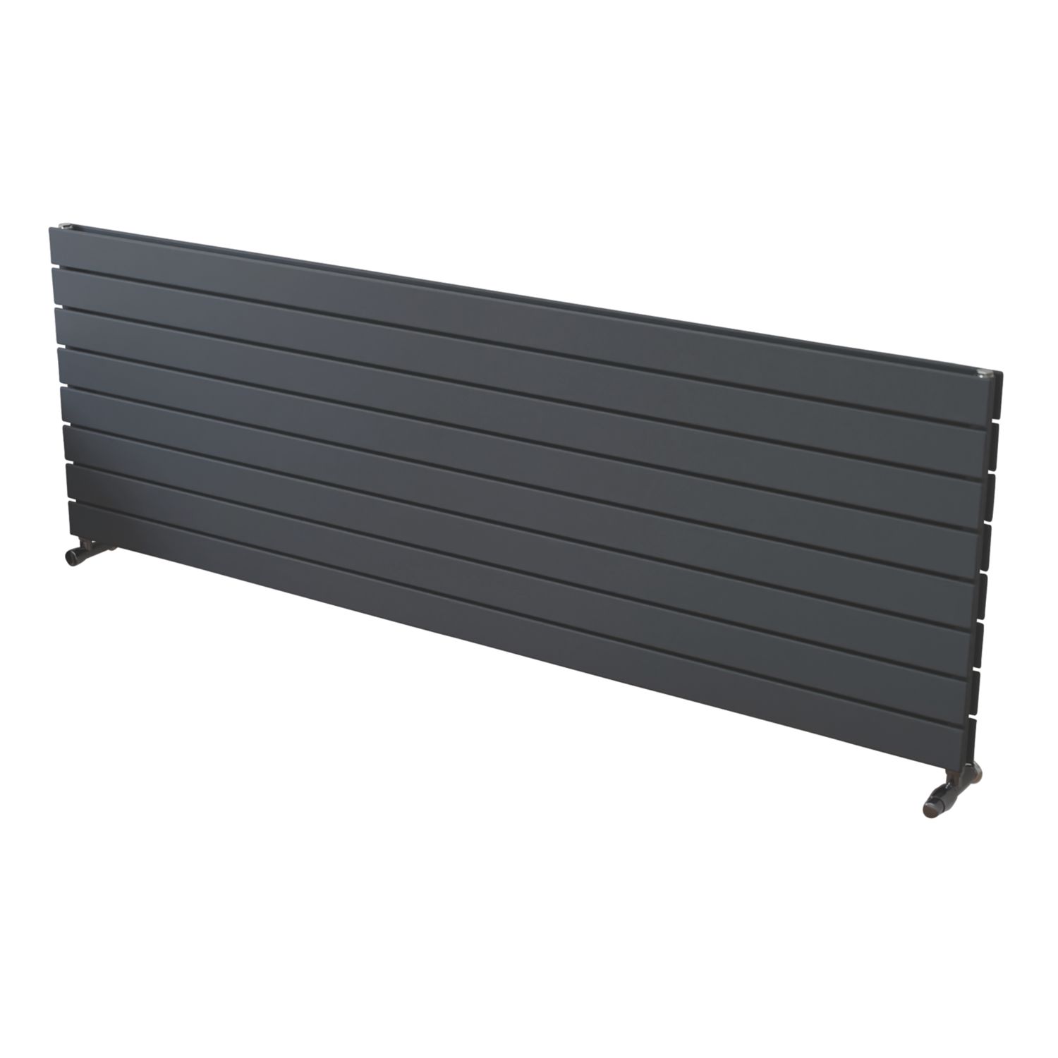 Ximax Oceanus 595mm x 1800mm 5922BTU Anthracite Horizontal Designer Radiator (432TP)