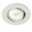 Saxby Lalo Tilt Round LED Downlight Matt White 4W 240lm
