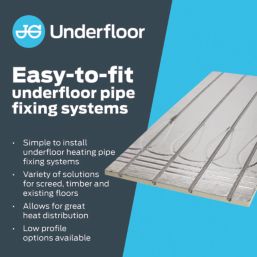 JG Speedfit Underfloor Overfit Boards 1250mm x 600mm x 25mm 10 Pack