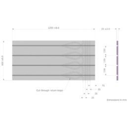 JG Speedfit Underfloor Overfit Boards 1250mm x 600mm x 25mm 10 Pack