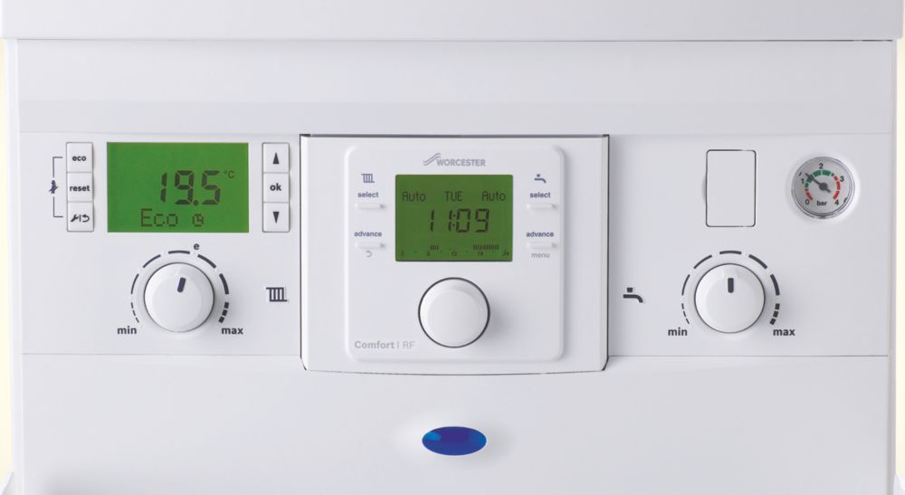Worcester Bosch 7733600001 Comfort I Wireless Room Thermostat u0026 Plug-In  Programmer - Screwfix