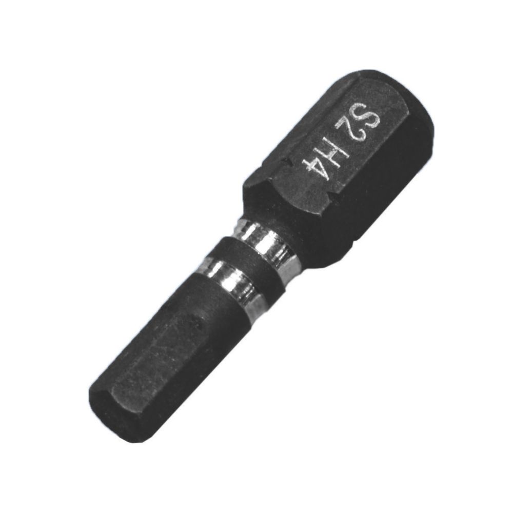 Erbauer 1/4" 25mm Hex Shank H4 Impact Screwdriver Bits 3 Pack Screwfix