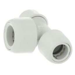 Hep2O  Plastic Push-Fit Reducing Tee 22mm x 22mm x 28mm