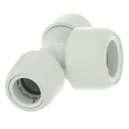 Hep2O  Plastic Push-Fit Reducing Tee 22mm x 22mm x 28mm