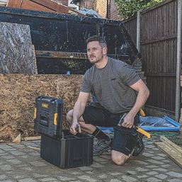 DEWALT Typhoon Short Sleeve T-Shirt Black/Grey X Large 45-47" Chest