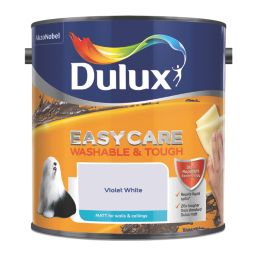 Dulux EasyCare Washable & Tough 2.5Ltr Violet White Matt Emulsion  Paint