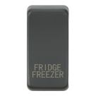 Knightsbridge 'FRIDGE FREEZER' Switch Cover Anthracite