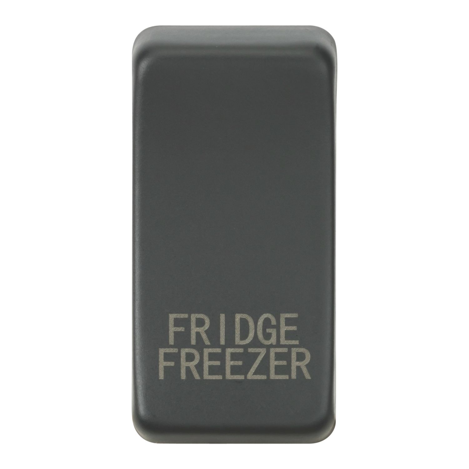 Knightsbridge 'FRIDGE FREEZER' Switch Cover Anthracite (433CT)