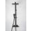Bristan Craze HP Rear-Fed Exposed Black Thermostatic Diverter Mixer Shower