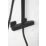 Bristan Craze HP Rear-Fed Exposed Black Thermostatic Diverter Mixer Shower