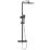 Bristan Craze HP Rear-Fed Exposed Black Thermostatic Diverter Mixer Shower
