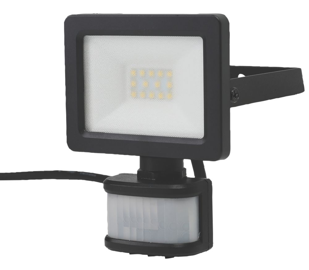 CLV 35W Plug in Security Lights Outdoor Motion Sensor, 3000 Lumen