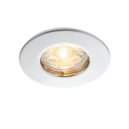 Saxby CosmosValue Fixed  Fire Rated Recessed Downlight Chrome