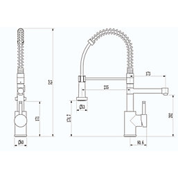ETAL  Multi-Use 3-in-1 Boiling Water Kitchen Tap with Handset Gun Metal
