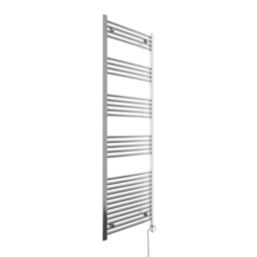 Terma 1800mm x 600mm 1364BTU Chrome Flat Electric Towel Radiator