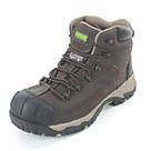 Apache Neptune 8 Metal Free  Safety Boots Brown Size 8