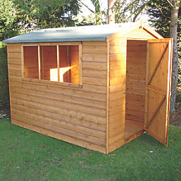 Shire  8' x 6' (Nominal) Apex Shiplap T&G Timber Shed