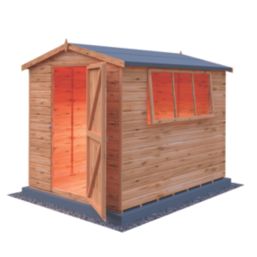 Shire  8' x 6' (Nominal) Apex Shiplap T&G Timber Shed