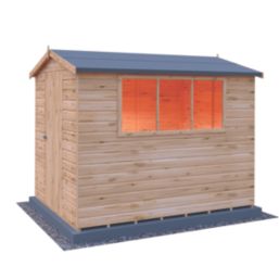 Shire  8' x 6' (Nominal) Apex Shiplap T&G Timber Shed