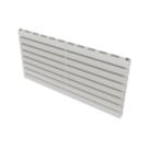 Ximax Oceanus 595mm x 1200mm 3758BTU White Horizontal Designer Radiator
