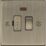 Knightsbridge  13A Switched Fused Spur with LED Antique Brass