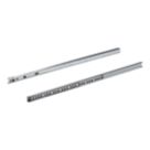 Essentials Steel Self-Closing Ball Bearing Drawer Runners 550mm 2 Pack