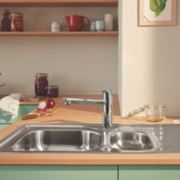 Grohe Start Edge Top Lever Kitchen Tap Chrome