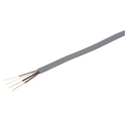 Prysmian 6243YH Grey 1mm²  3-Core & Earth Cable 10m Coil