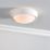 Circular Bathroom Ceiling Light Matt White