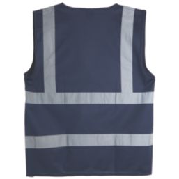 Pro RTX High Visibilty  Waistcoat Navy X Large 48" Chest