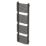 Flomasta U-Shape 1580mm x 500mm 3102BTU Black Vertical Designer Radiator