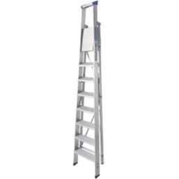 Werner Aluminium 2.32m 8 Step Platform Step Ladder
