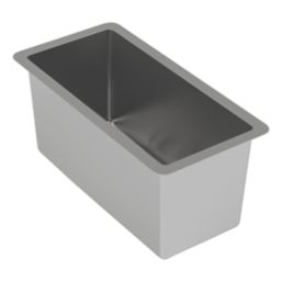 Refurb Carysil SR1011 1 Bowl Stainless Steel Kitchen Sink 220mm x 440mm