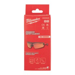 Milwaukee  Fire Mirror Lens Safety Specs