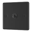 LAP  20A 16AX 1-Gang 2-Way Switch  Matt Black with Colour-Matched Inserts