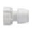Hep2O Hand-Titan Plastic Push-Fit Straight Keyless Tap Connector 15mm x 3/4"