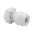 Hep2O Hand-Titan Plastic Push-Fit Straight Keyless Tap Connector 15mm x 3/4"