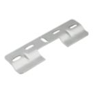 Smith & Locke Cabinet Suspension Brackets Silver 130mm x 38.5mm x 7mm 2 Pack
